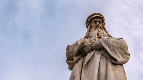 Leonardo Da Vinci Statue Milan Italy. (Shutterstock/ File Photo)