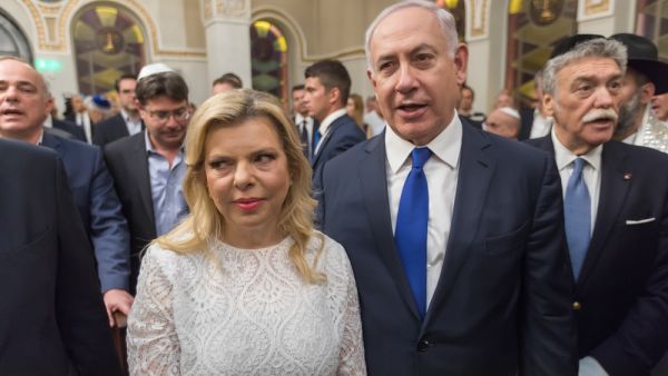  Israeli Prime Minister B. Netanyahu with his wife Sara Netanyahu (Shutterstock/File Photo)