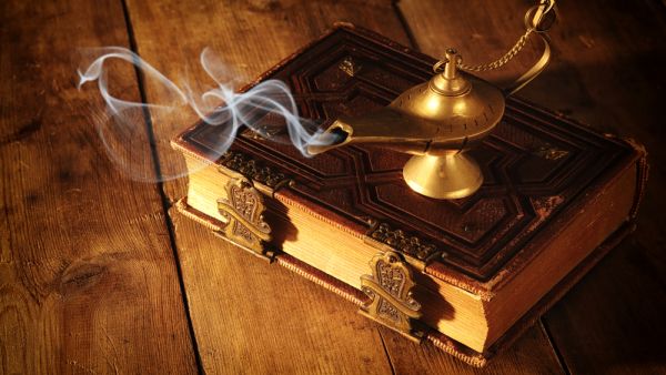 Image of magical aladdin lamp (Shutterstock)