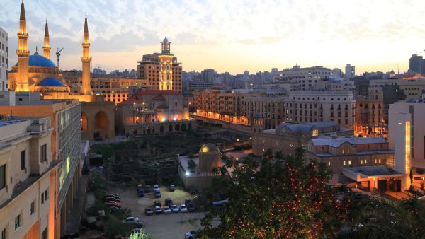 Downtown Beirut Skyline at Sunset. (Shutterstock/ File)