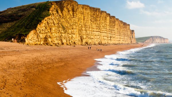 The towering cliffs at West Bay on the Jurassic Coast of Dorset England UK (Shutterstock/File Photo)