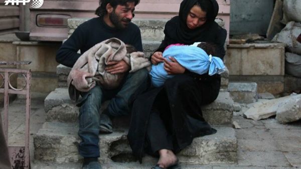 قالت عموري: "مات ولدي جائعا. كنا نريد أن نطعمه. كان يبكي من الجوع عندما خرجنا من المنزل 