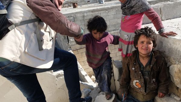 استطاع الأطفال تحمل أعنف الغارات منذ بدء الثورة السورية عام 2011