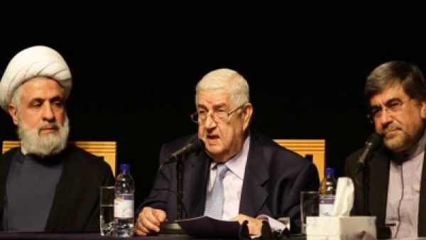 جانب من المؤتمر الاعلامي الدولي لمواجهة الارهاب التكفيري