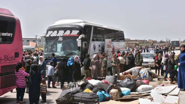 انتهاء عمليات الإجلاء من أربع بلدات محاصرة في سوريا
