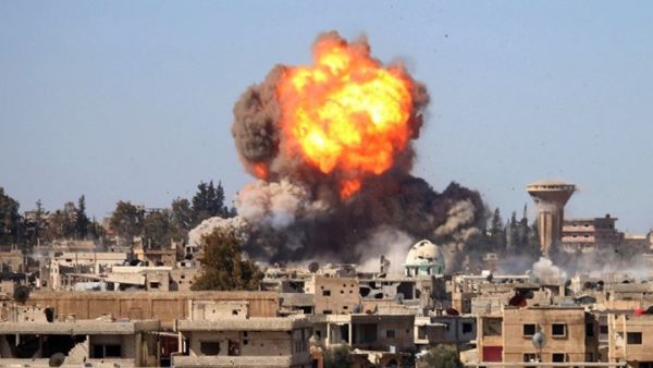 يمثل ذلك تصعيدا في هجوم بدأه النظام السوري قبل أيام في المنطقة التي تقع شمال شرقي درعا 
