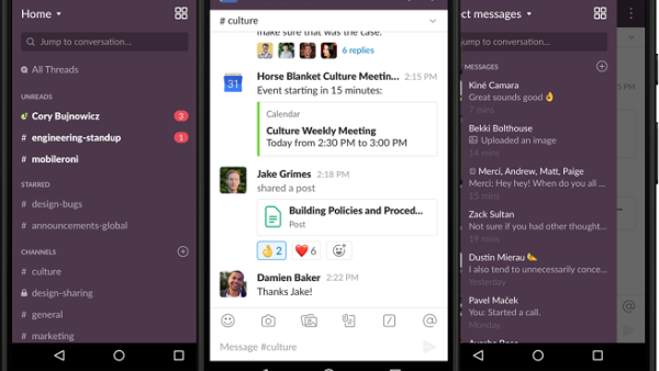 The funding round has boosted the company’s valuation to $5.1 billion. (Photo courtesy of Slack)