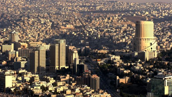 مشهد من العاصمة الاردنية عمان