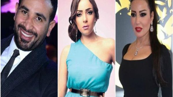 سمية خشاب وريم البارودي وأحمد سعد