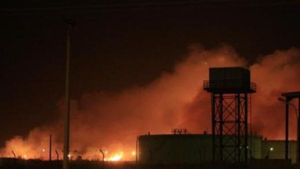 مصنع الاسلحة الذي دمرته الطائرات الاسرائيلية