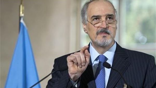 رئيس وفد الحكومة السورية الى مفاوضات جنيف بشار الجعفري
