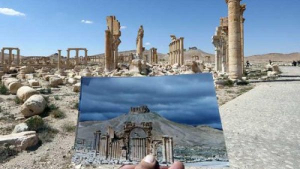 داعش يحوّل آثار تدمر إلى أكوام من الحجارة المبعثرة