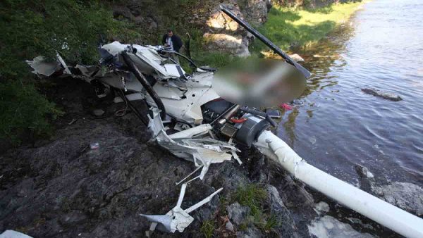 سقوط المروحية في منطقة شاطئ "خليج روسكي" في كامتشاتكا - ارشيف 