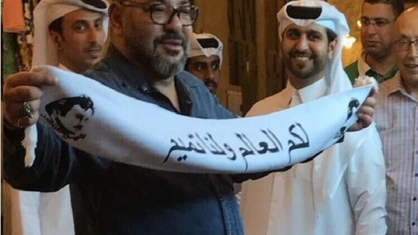 مصدر قال ان الصورة التقطت في سوق واقف بالدوحة- تويتر