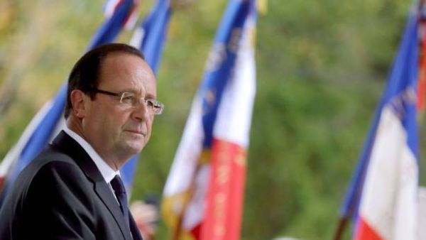 الرئيس الفرنسي فرنسوا هولاند