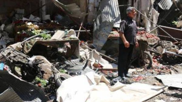 عشرات القتلى بغارات على ادلب
