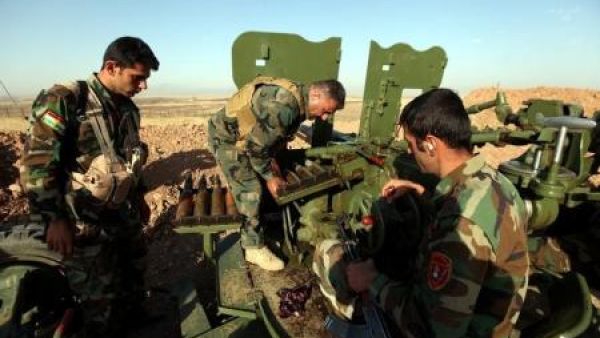 مقاتلون اكراد قرب الموصل