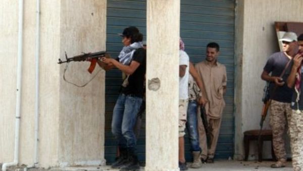 مقاتلون موالون لحكومة الوفاق الليبية في سرت
