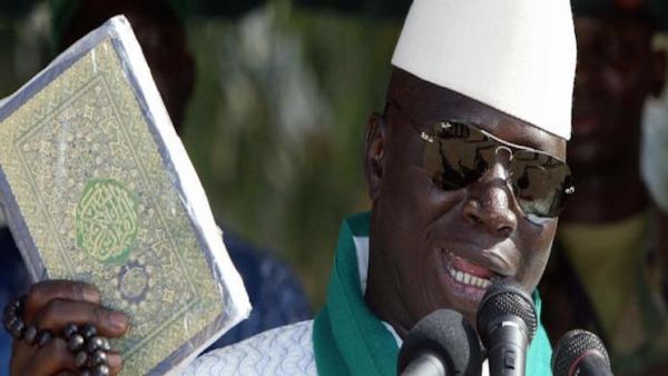 رئيس غامبيا يحيى جامع 
