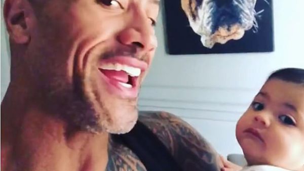 Dwayne shares both daughters with his current wife Lauren Hashian (Source: therock / Instagram )