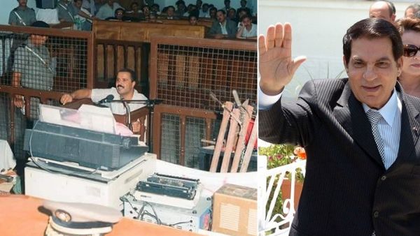 عبد اللطيف المكي خلال عملية استنطاقه أثناء المحاكمة العسكرية سنة 1991 