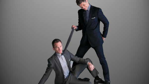 الممثل العالمي نيل باتريك هاريس وزوجه ديفيد بروتكا