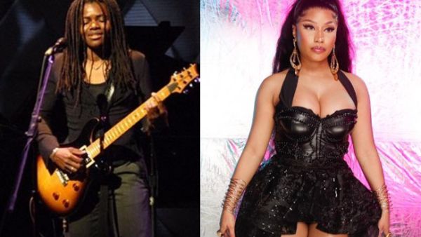 The lawsuit was filed Monday  (Source: tracychapmanonline, nickiinaj / Instagram)  The lawsuit was filed Monday  (Source: tracychapmanonline, nickiinaj / Instagram)