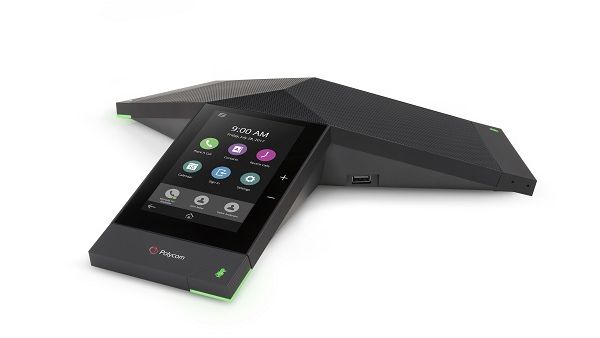 The Polycom Trio™ 8500, is instantly recognizable as a sharp new interpretation of the well-known three-legged shape and is the perfect communication tool for mid-sized conference rooms. The Polycom Trio™ 8500, is instantly recognizable as a sharp new interpretation of the well-known three-legged shape and is the perfect communication tool for mid-sized conference rooms.