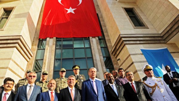 Turkey's Erdogan opens a new Turkish Embassy in Somalia, AFP/File