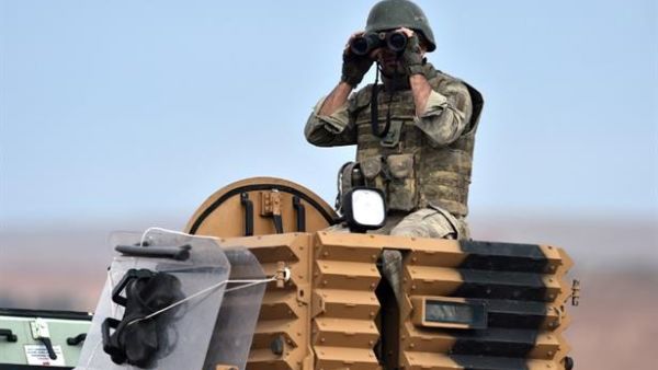 Current expansion in Anadan, Tammoura and Sheikh Aqil will help Turkey connect its positions in Northern Idlib with Euphrates Shield territory in Aleppo’s countryside (AFP/File)