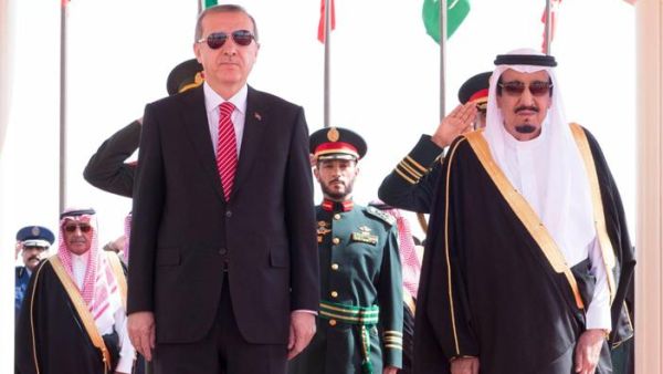 سلمان وأردوغان:لقاء الأحبة وإستقبال إستثنائي