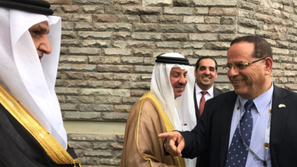 The Israeli communications minister pledged to shut down Al Jazeera, saying that Israel identified with the "Arab moderates" fighting terrorism. (Image from Twitter)