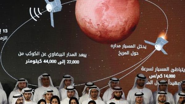 مسبار اماراتي يحط على المريخ في 2021