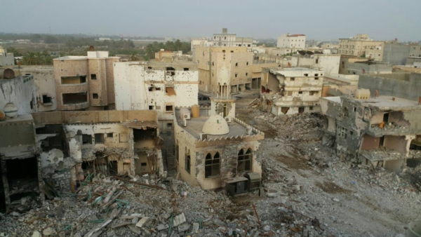 The Shia-heavy town of Al-Awamiya has been besieged by Saudi government forces for two months. (Unverified photo via Twitter)