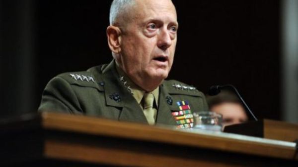  قائد القيادة الاميركية الوسطى الجنرال جيمس ماتيس