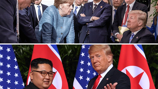 Trump does not seem overly impressed with Canada or Europe's leaders. (AFP)