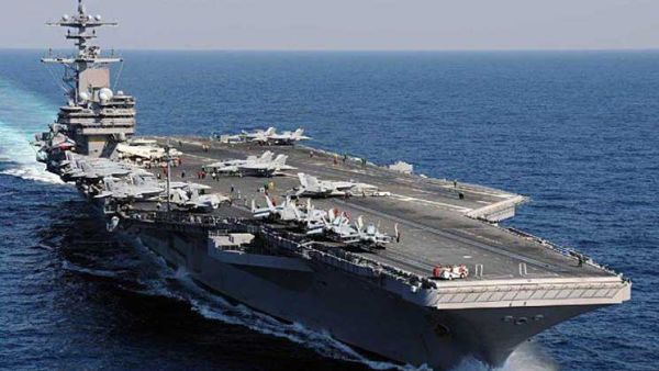 حاملة الطائرات الأمريكية “يو اس اس جورج بوش“