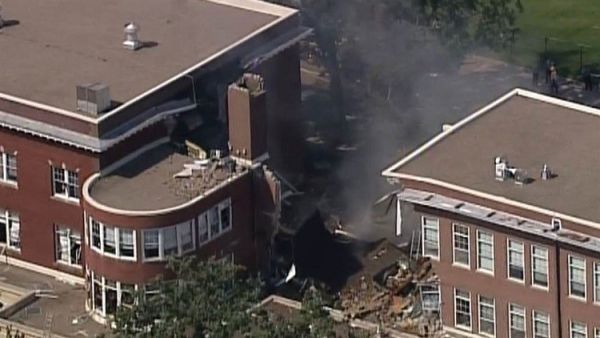 انفجار أنبوب غاز وانهيار جزئي لمبنى في مدرسة دينية خاصة بمدينة مينيابوليس