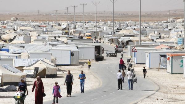 صورة من مخيم الزعتري للاجئين السوريين