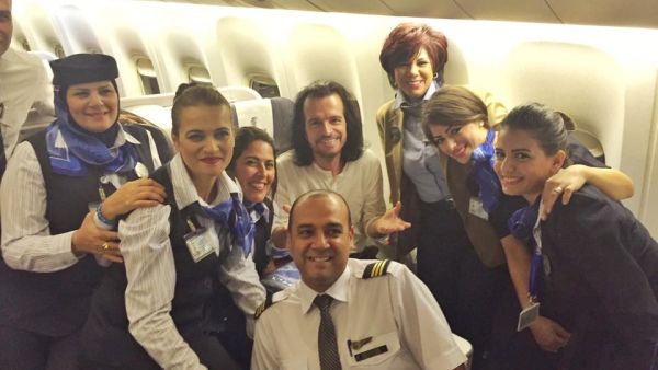 Greek musician Yanni is currently in Egypt to perform over two nights by the Pyramids. (Facebook)