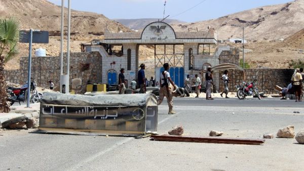 A checkpoint in Mukalla, Yemen. (AFP/File)