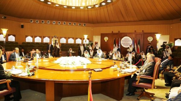 A general view of the various delegations taking part in the Yemen peace talks in Kuwait city. (AFP/KUNA)