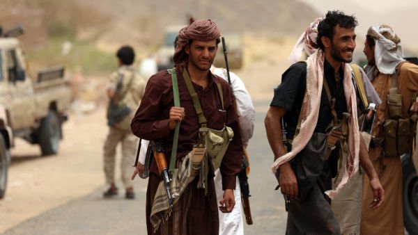Yemeni tribesmen from the Popular Resistance Committees. (AFP) 