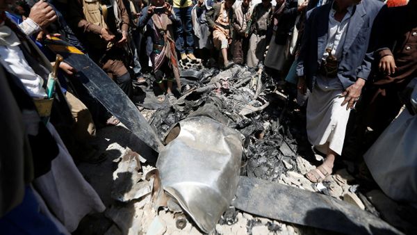 اسقاط طائرة استطلاع من دون طيار للتحالف خلال تحليقها في سماء منطقة البقع 