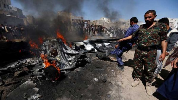 اسقاط طائرة تجسس أمريكية في العاصمة اليمنية صنعاء