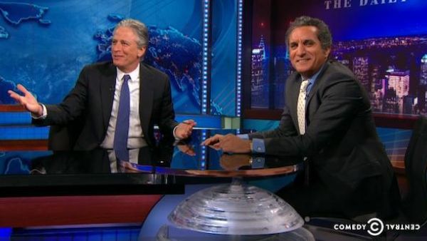 Youssef during his latest appearance on The Daily Show with Jon Stewart. (Image: Twitter)
