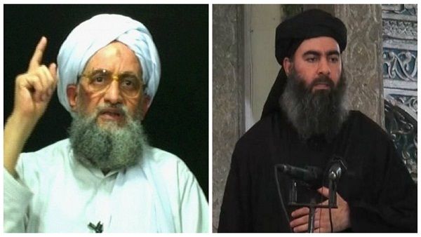 الظواهري يقول في تسجيل صوتي إنه لا يعترف بشرعية الدولة الإسلامية
