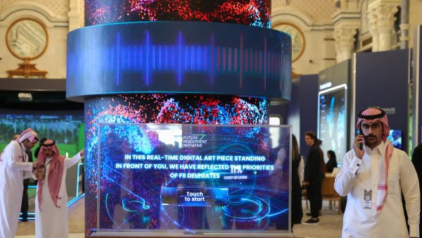 Leaders from Wall Street in Riyadh warn on global outlook amid genocide in Gaza