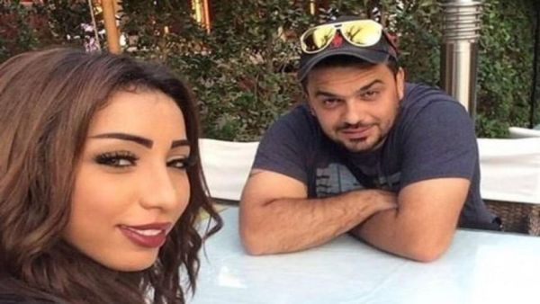 دنيا بطمة وزوجها محمد الترك
