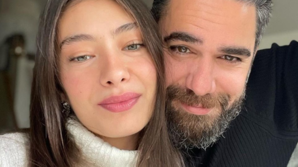 Neslihan and Doğulu on the cover of InStyle